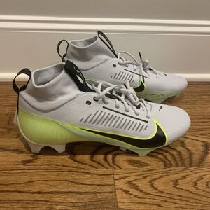 Nike Vapor Edge Pro 360 2 Grey Green Football Cleats Men's Size 14 DA5456-004